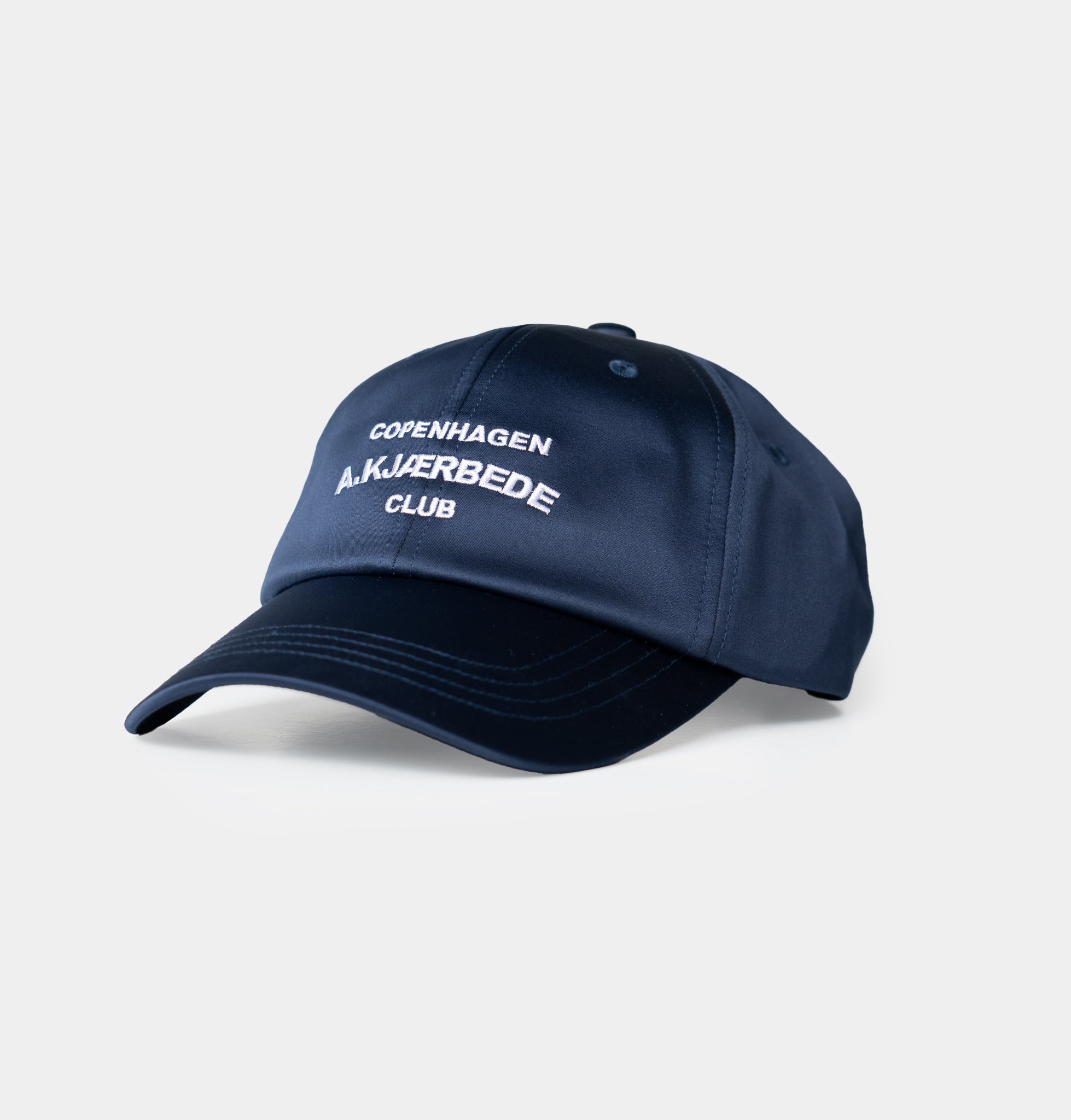 Club Cap - Navy Satin