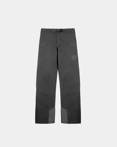 Grå skalbukser med 2 lommer og lilla logo