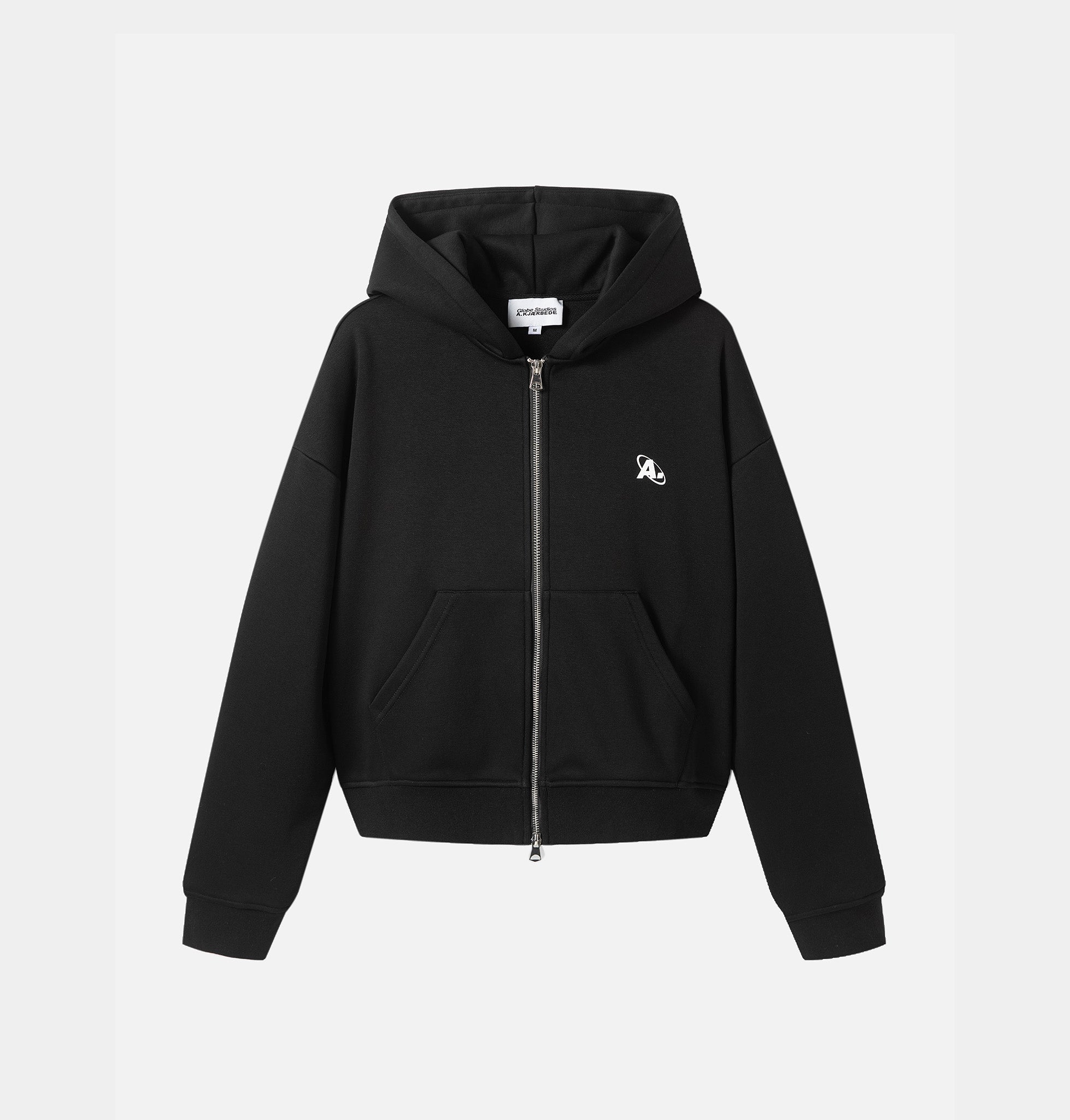 AK X GLOBE ZIP-HOODIE - Zwart